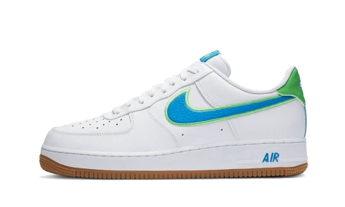 Nike Air Force 1 Low White Poison Green Photo Blue Gum