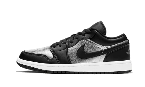 Nike Jordan 1 Low SE Black Metallic Silver (Women's)