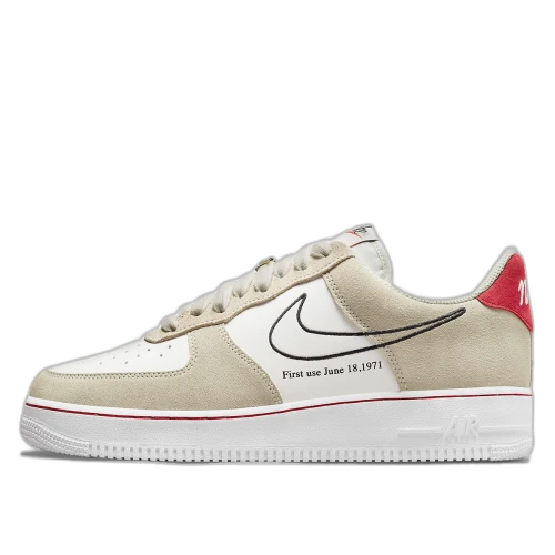 Nike Air Force 1 Low First Use Light Sail Red