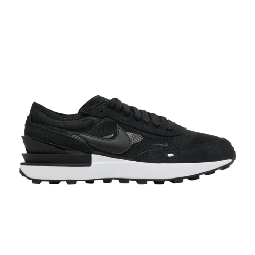 Nike Waffle One Black White Orange Black (GS)