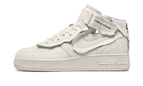 Nike Air Force 1 Mid Comme des Garcons White