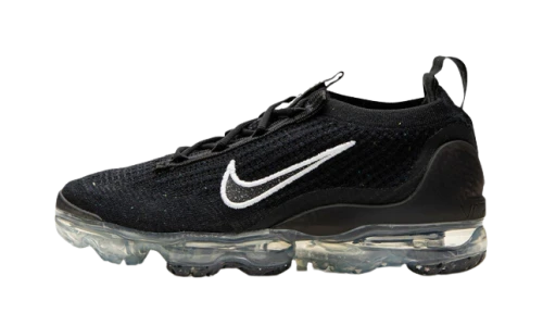 Nike Air VaporMax 2021 FK Black Metallic Silver (Women's)
