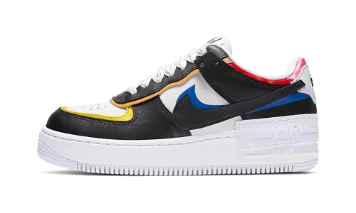 Nike Air Force 1 Low Shadow White Black Multi-Color (Women's)