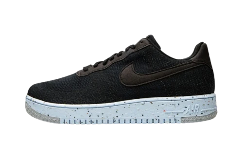 Nike Air Force 1 Low Crater Flyknit Black Chambray Blue