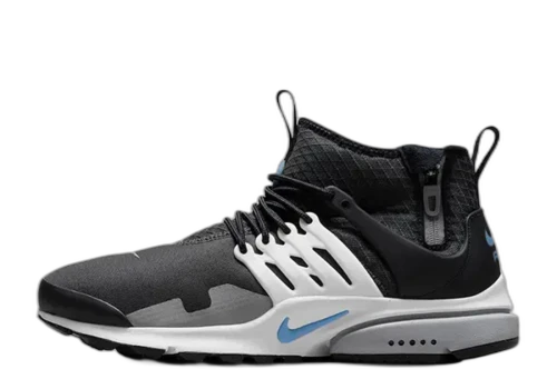 Nike Air Presto Mid Utility Antracite Summit White Particle Grey University Blue