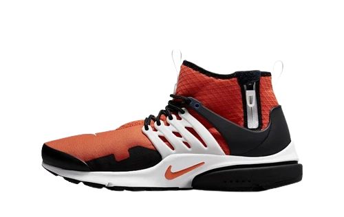 Nike Air Presto Mid Utility Black Orange