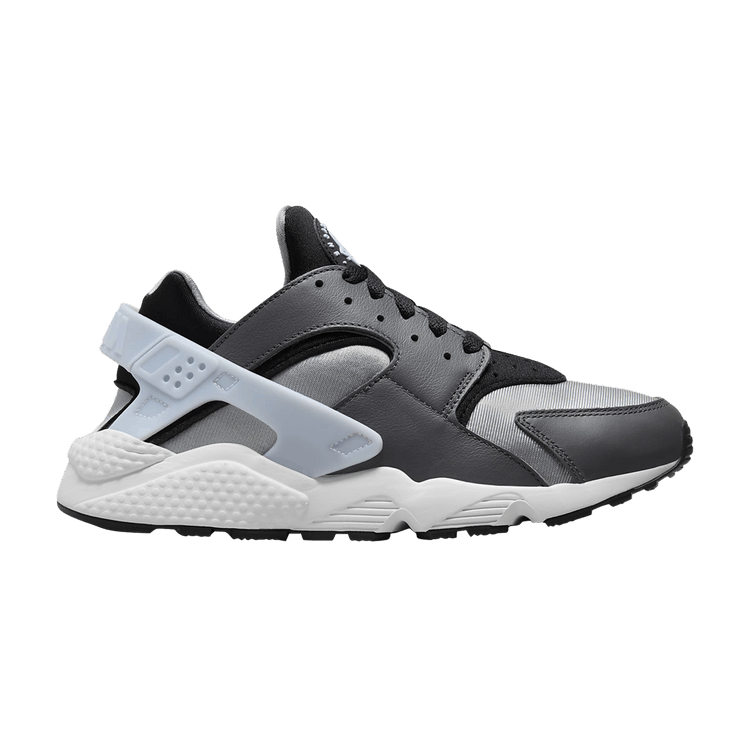 Nike Air Huarache Swoosh! Black Light Smoke Grey