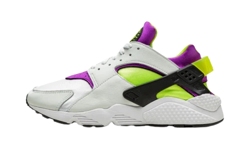 Nike Air Huarache Run Neon Yellow Magenta (2021)