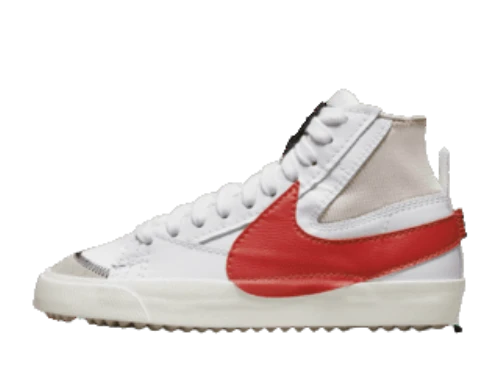 Nike Blazer Mid 77 Jumbo White Habanero Red