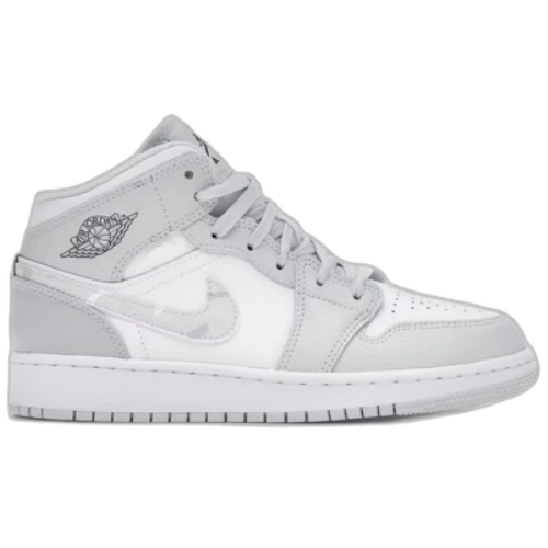 Jordan 1 Mid Grey Camo (GS)