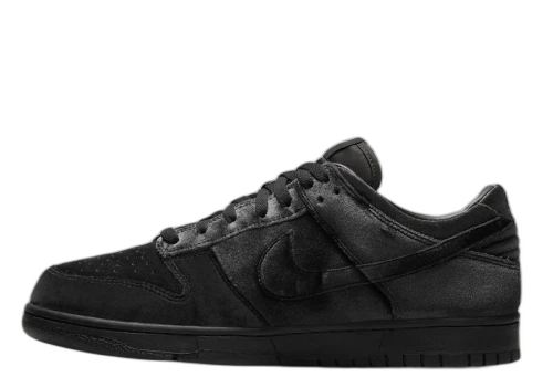 Nike Dunk Low Dover Street Market Triple Black Velvet