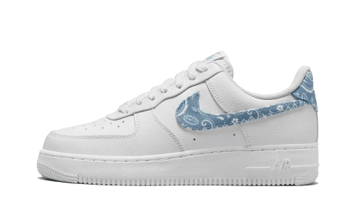 Nike Air Force 1 Low '07 Essential White Worn Blue Paisley (Women's)