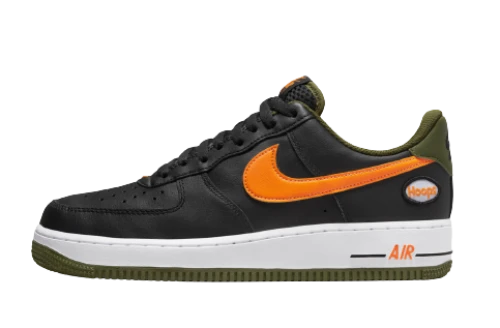 Nike Air Force 1 Low Hoops Black University Gold