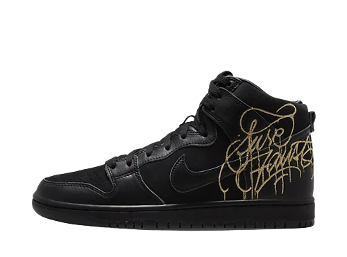 Nike SB Dunk High FAUST Black Gold