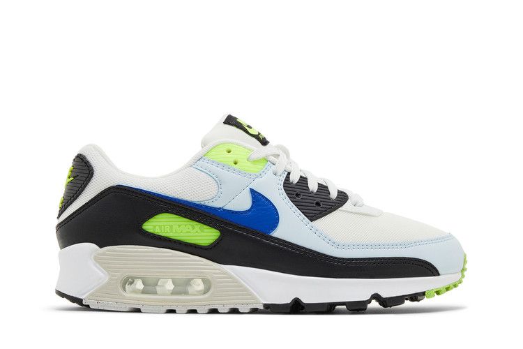 Nike Air Max 90 White Blue Tint Volt (Women's)