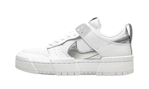 Nike Dunk Low Disrupt White Silver (Women's)