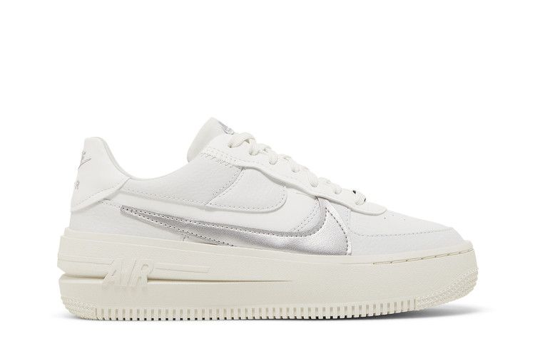Nike Air Force 1 PLT.AF.ORM Summit White Metalic Silver (Women's)