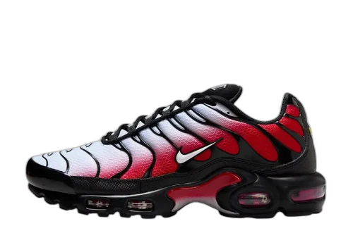 Nike Air Max Plus Pure Platinum University Red Black White