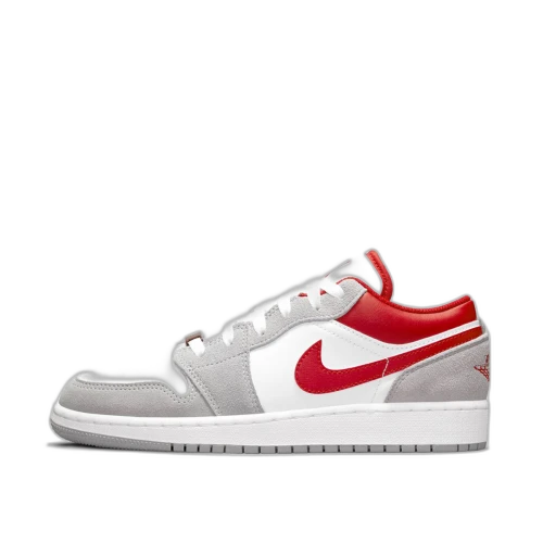 Jordan 1 Low SE Smoke Grey Gym Red (GS)