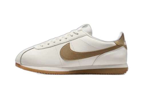 Nike Cortez Leather Sail Gum Yellow Parachute Beige