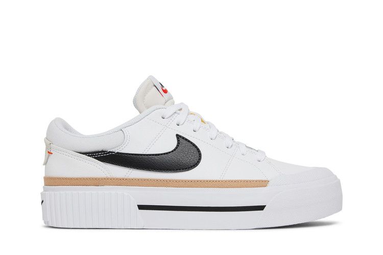 Nike Court Legacy Lift White Black (Women's)