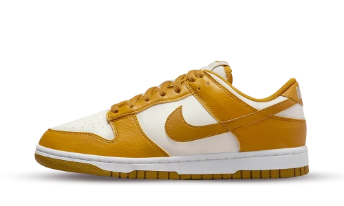 Nike Dunk Low Next Nature Phantom Gold Suede (Women's)