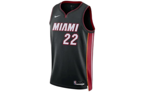Nike NBA Miami Heat Jimmy Butler Icon Edition Swingman Dri-Fit Jersey Black/White/Red