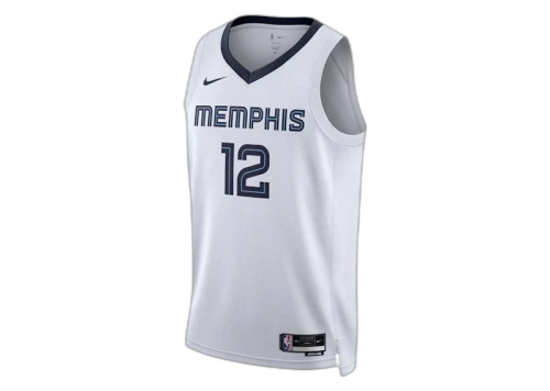 Nike NBA Memphis Grizzlies Ja Morant Association Edition Dri-FIT Swingman Jersey White/Dark Blue