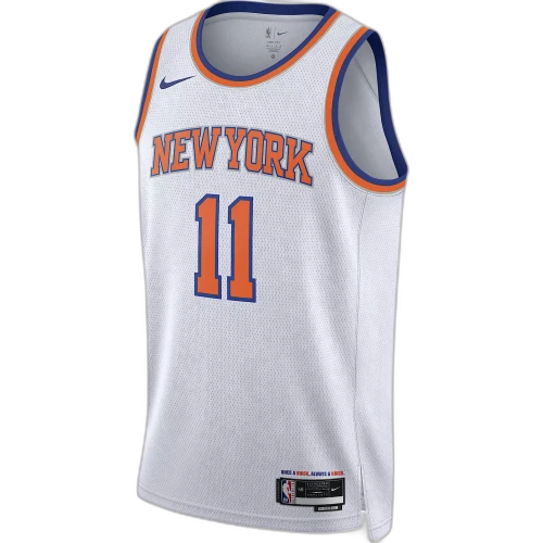 Nike NBA New York Knicks Jalen Brunson Association Edition T-shirt White/Blue