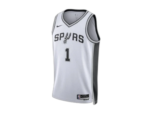 Nike NBA San Antonio Spurs Victor Wembanyama Association Edition Swingman Dri-FIT Jersey White/Black/Grey