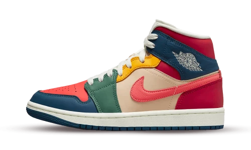 Jordan 1 Mid SE Multi Color (2022) (Women's)