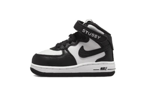 Nike Air Force 1 Mid Stussy Light Bone Black (TD)