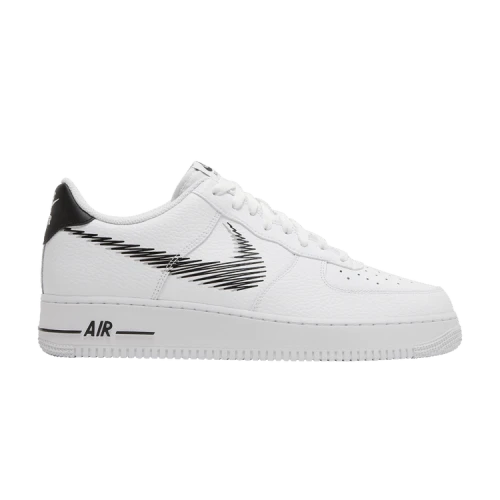 Nike Air Force 1 Low Zig Zag Black White