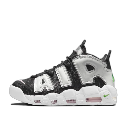 Nike Air More Uptempo Black White Green (Women's)