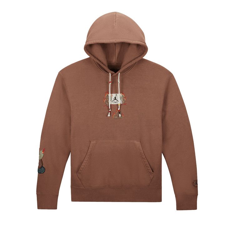 Travis Scott x Jordan Flight Graphic Hoodie Archaeo Brown