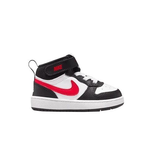 Nike Court Borough Mid 2 White Black University Red (TD)
