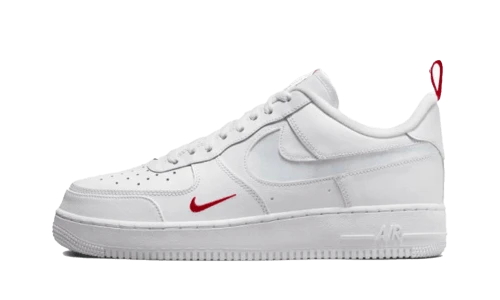 Nike Air Force 1 Low Reflective Swoosh White University Red