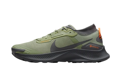 Nike Pegasus Trail 3 Gore-Tex Oil Green Iron Grey Total Orange