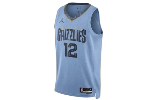 Jordan NBA Memphis Grizzlies Ja Morant Statement Edition Dri-FIT Swingman Jersey Light Blue/Dark Blue