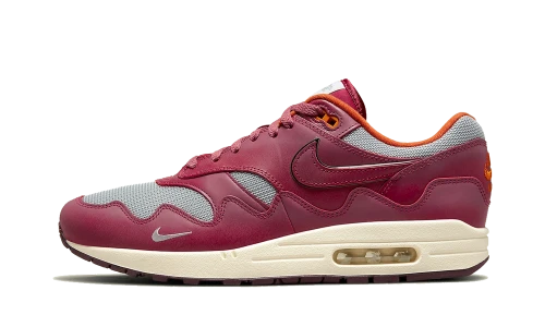 Nike Air Max 1 Patta Waves Rush Maroon (with Bracelet)