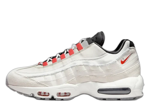 Nike Air Max 95 Light Bone Habanero Red