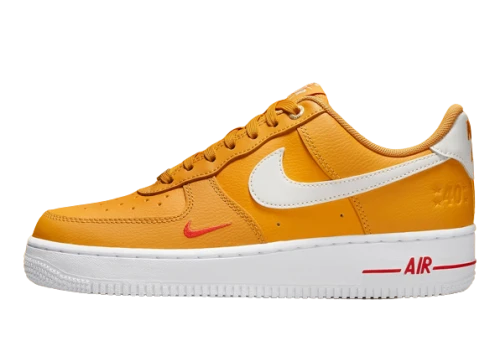 Nike Air Force 1 Low '07 SE 40th Anniversary Yellow Ochre Mini Swoosh (Women's)