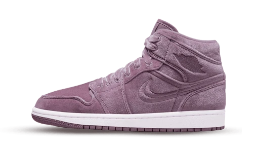 Air Jordan 1 Mid SE Purple Velvet (Women's)