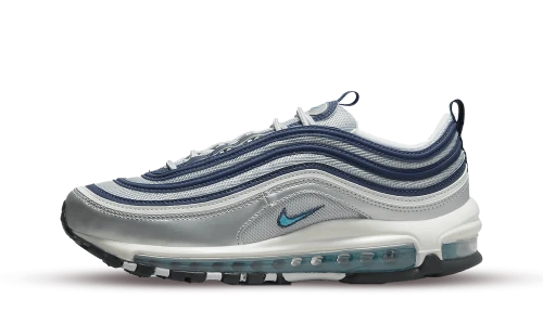 Nike Air Max 97 Metallic Silver Chlorine Blue (Women's)