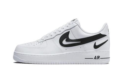 Nike Air Force 1 Low '07 FM Cut Out Swoosh White Black
