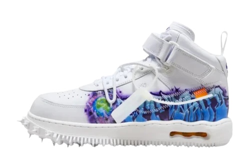 Nike Air Force 1 Mid Off-White Graffiti White