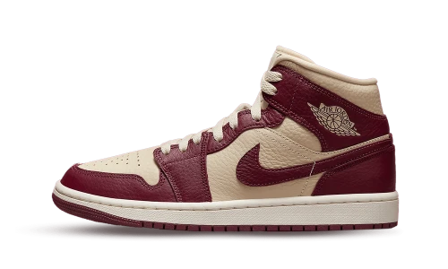 Jordan 1 Mid SE Split Beach Cherrywood Red (Women's)