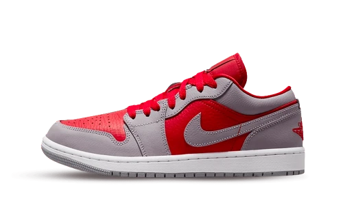 Jordan 1 Low SE Homage Split Gym Red Cement Grey (Women's)