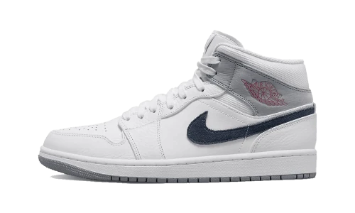 Jordan 1 Mid Paris White