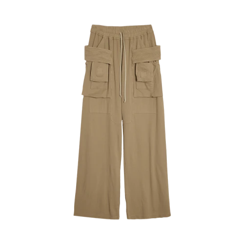 Rick Owens DRKSHDW Cargo Drawstring Wide Pant 'Dirty Pearl'